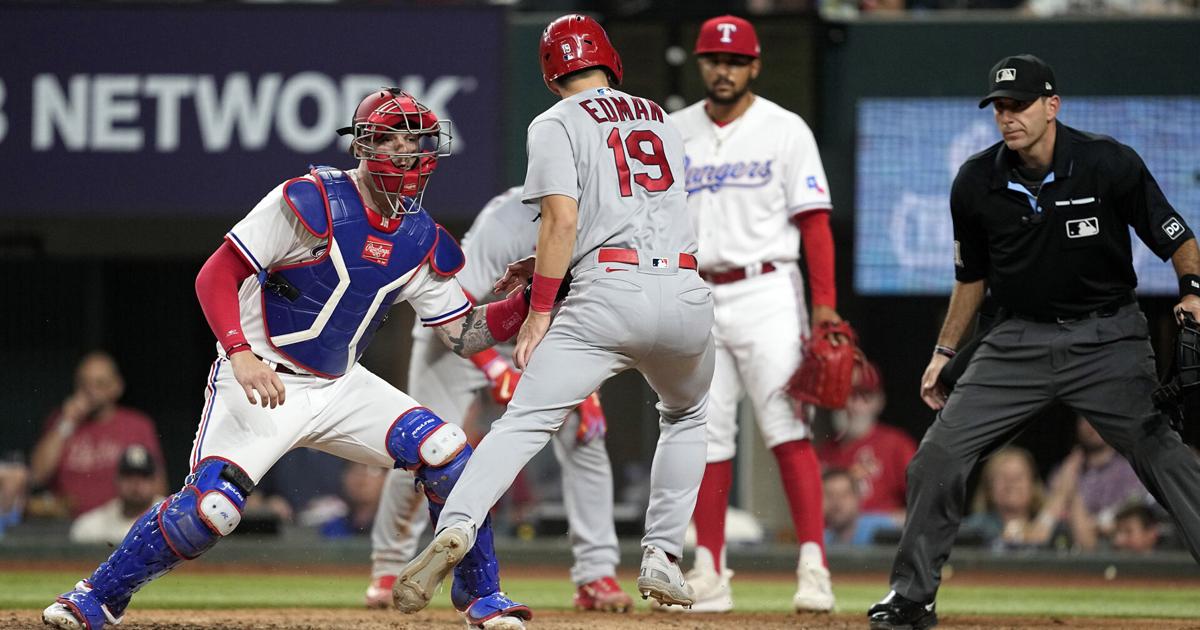 Featured image for Rangers walk-off Cardinals in thrilling 4-3 victory.