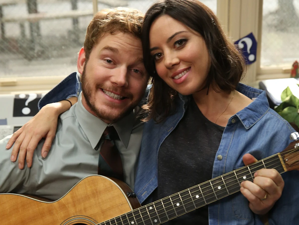 Featured image for Chris Pratt's Surprise Reaction to Aubrey Plaza's Marvel Role