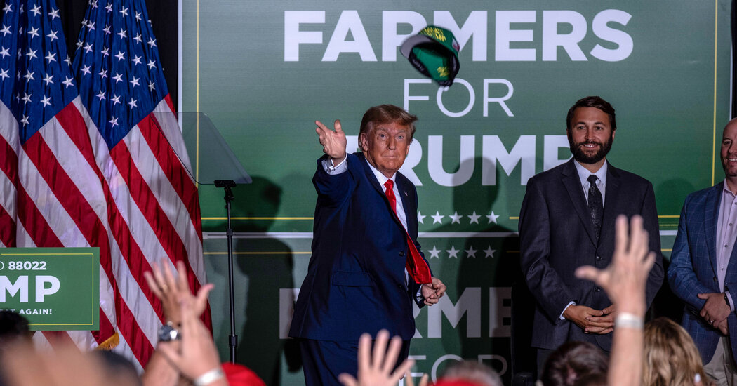 Featured image for Trump Takes Aim at DeSantis in Iowa Over Farming and Ethanol