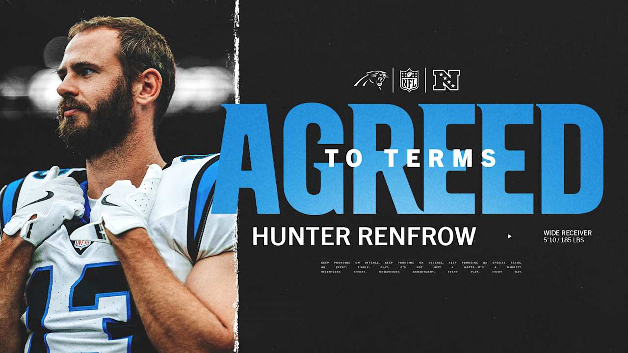 Featured image for Panthers bolster WR corps with Hunter Renfrow signing amid roster changes