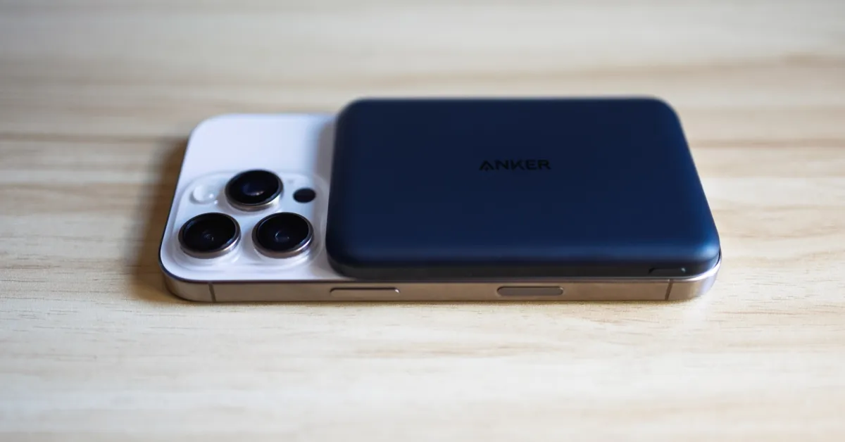 Featured image for Anker's Slim MagSafe Battery Bank Excels in Performance