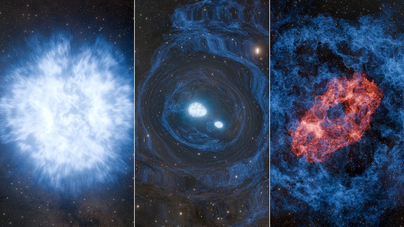 Featured image for Astronomers Possibly Witness First Double Explosion of a 'Superkilonova'