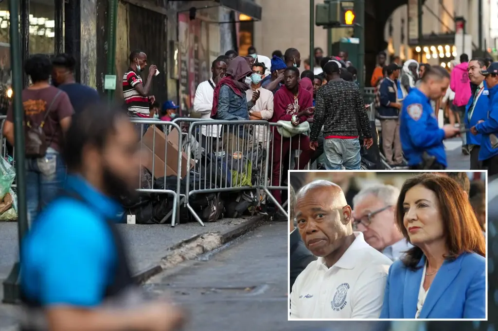 Featured image for "NY House Republicans criticize Hochul's 'no-bid' migrant contracts"