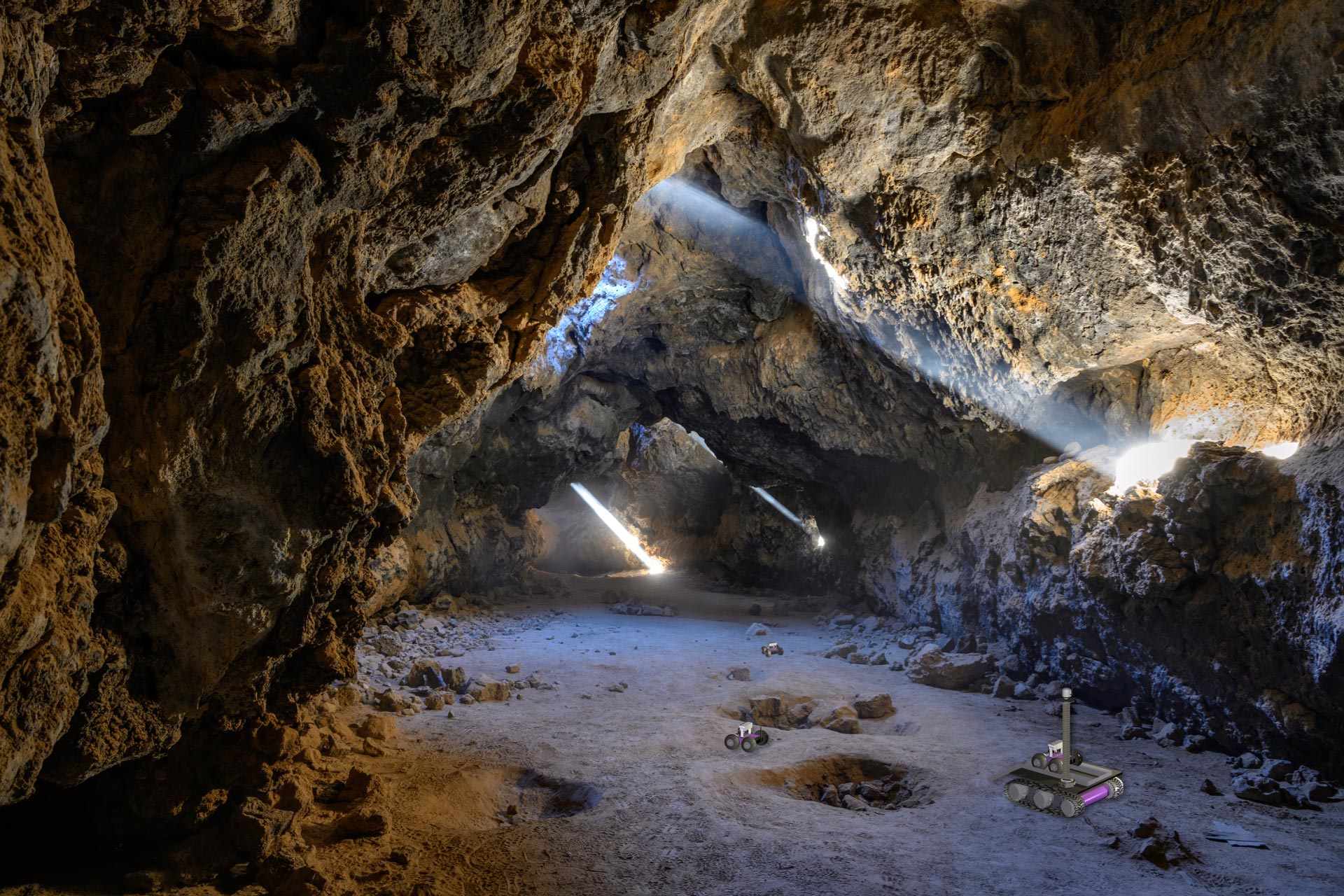 Featured image for Hansel and Gretel's Trick Inspires Robotic Cave Exploration on Mars.