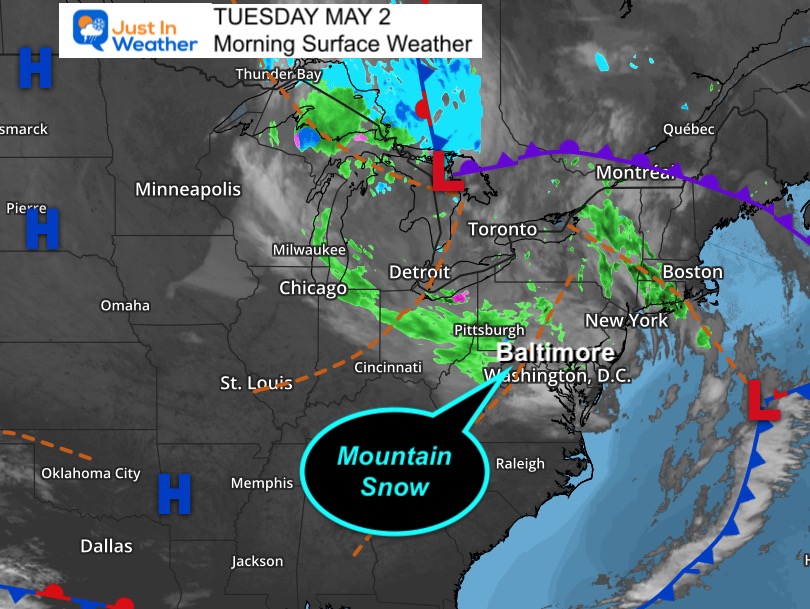Featured image for Unexpected May Snow Storm Hits Northeast and Mid-Atlantic Regions