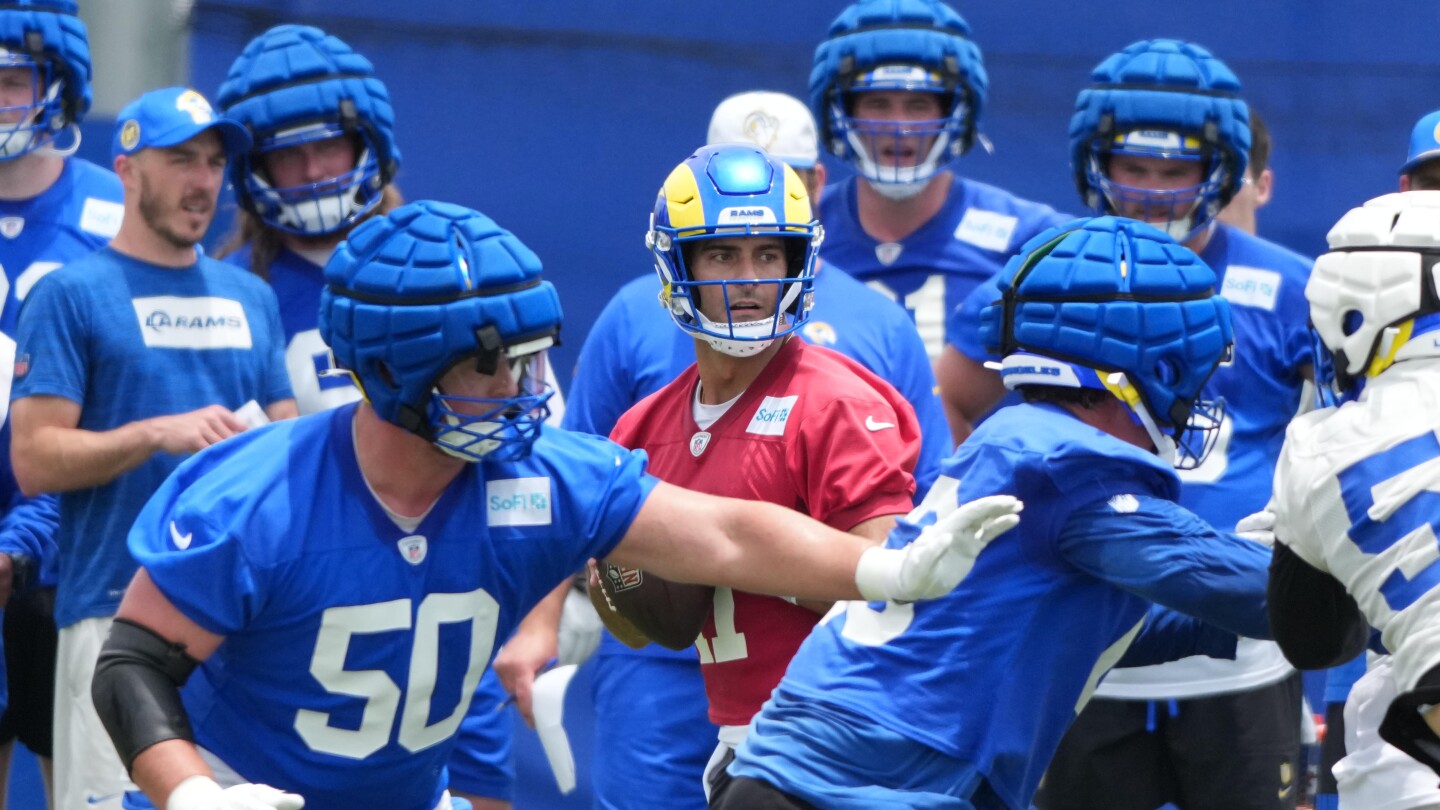 Featured image for Rams' QB Situation: Garoppolo Steps Up as Stafford's Injury Concerns Persist