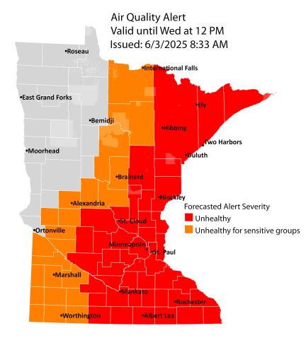 Featured image for Wildfire Smoke Threatens Air Quality Across U.S. and Canada