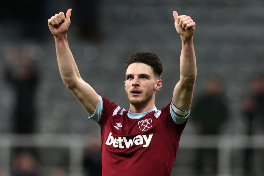Featured image for West Ham Rejects Man City's £90m Offer for Declan Rice
