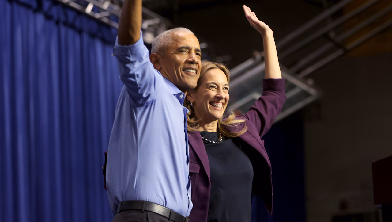 Featured image for Obama Campaigns for Democrats Amid Tight Races and Trump Criticism