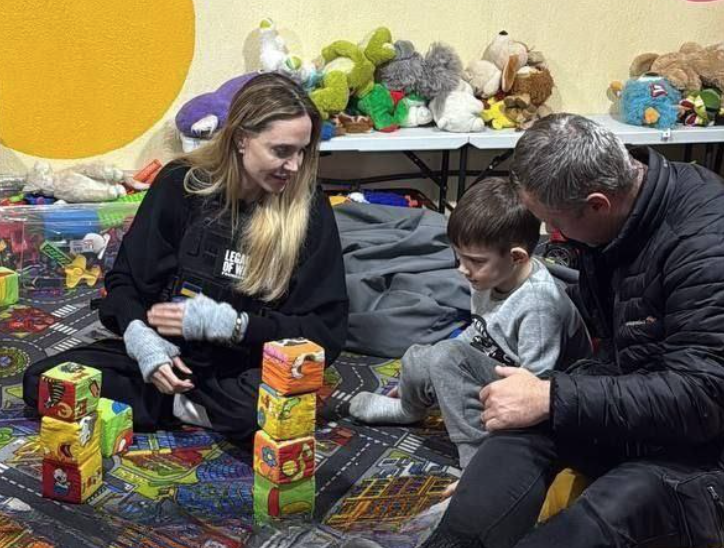 Featured image for Angelina Jolie's Ukraine Visit Sparks Controversy Over Driver's Draft Arrest