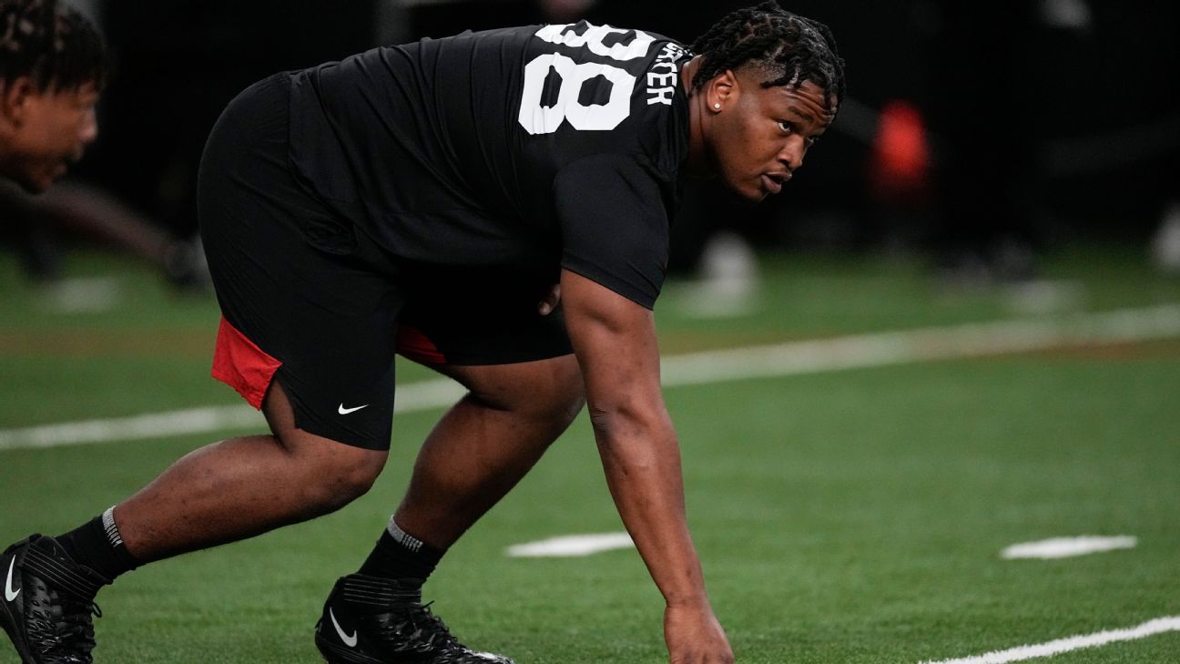 Featured image for Jalen Carter's Weight Gain Affects Pro Day Performance