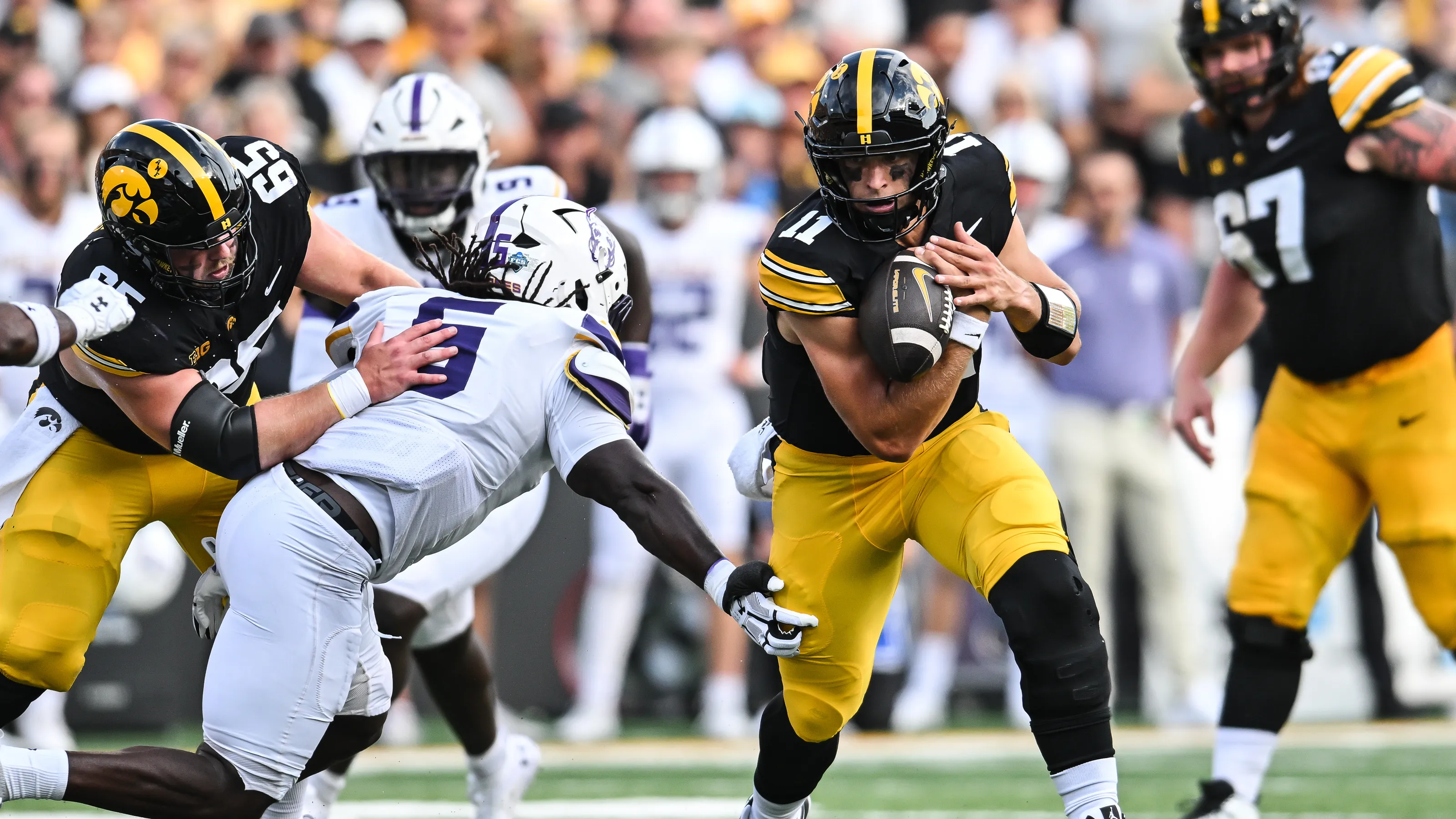 Featured image for Iowa Hawkeyes' 2025 Season Opener: Gronowski's Debut and Game Highlights