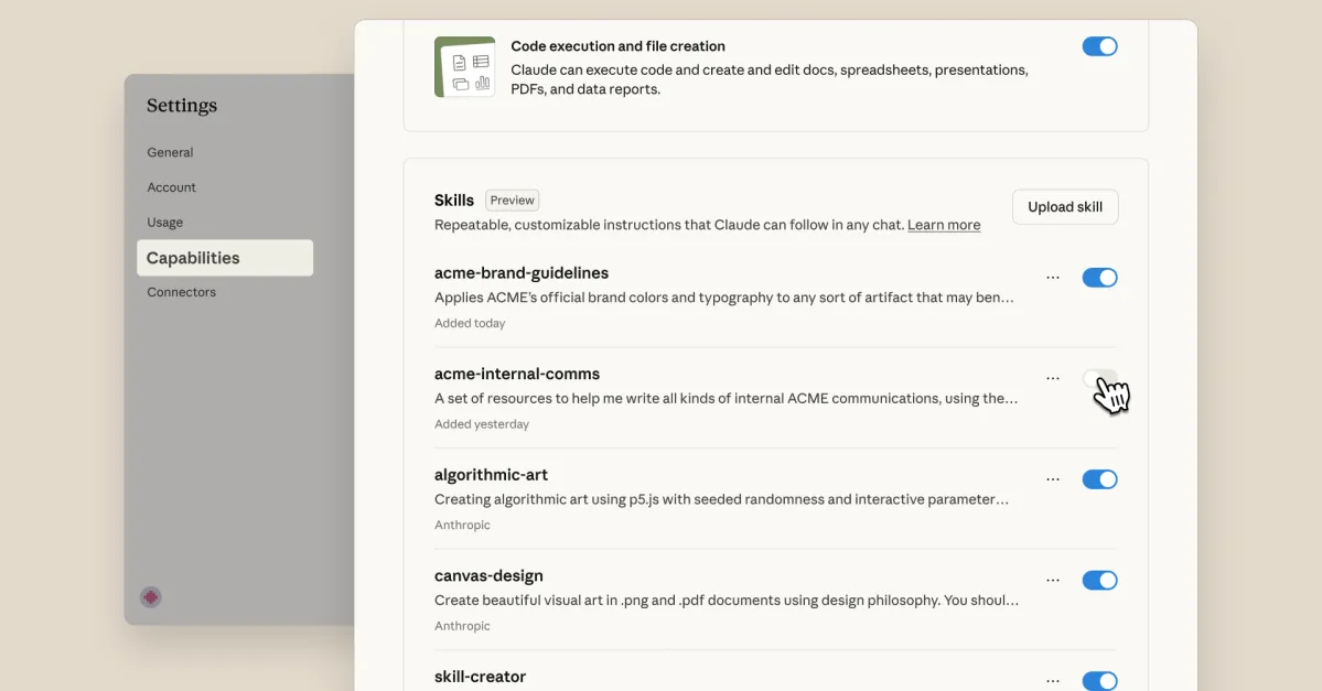 Featured image for Anthropic and Claude Enhance AI with Custom Skills for Work Efficiency