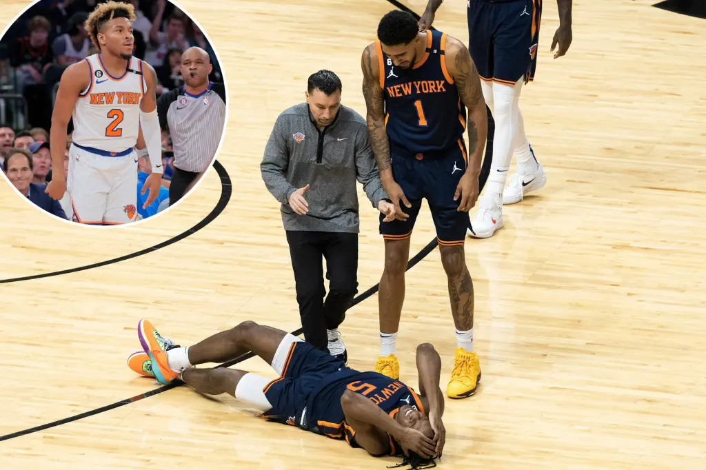 Featured image for Knicks face must-win Game 4 with Quickley doubtful and Heat's Butler questionable.