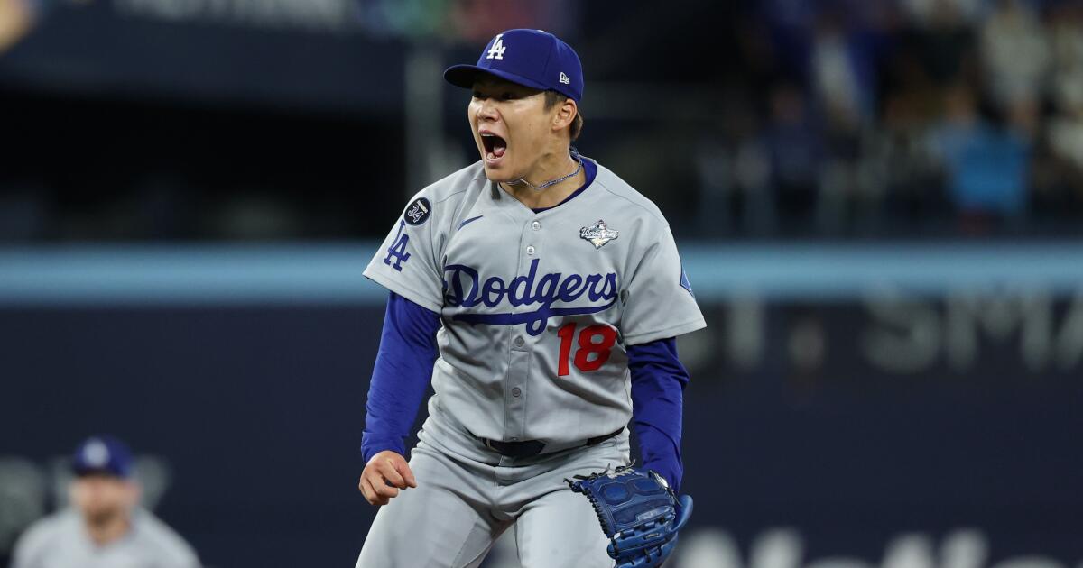 Featured image for Yoshinobu Yamamoto's Dominance Sparks Dodgers' World Series Success