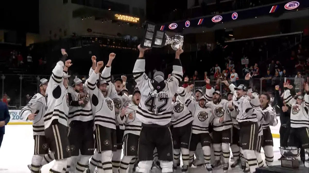 Featured image for Hershey Bears Win Calder Cup in Dramatic Game 7 Overtime Victory.