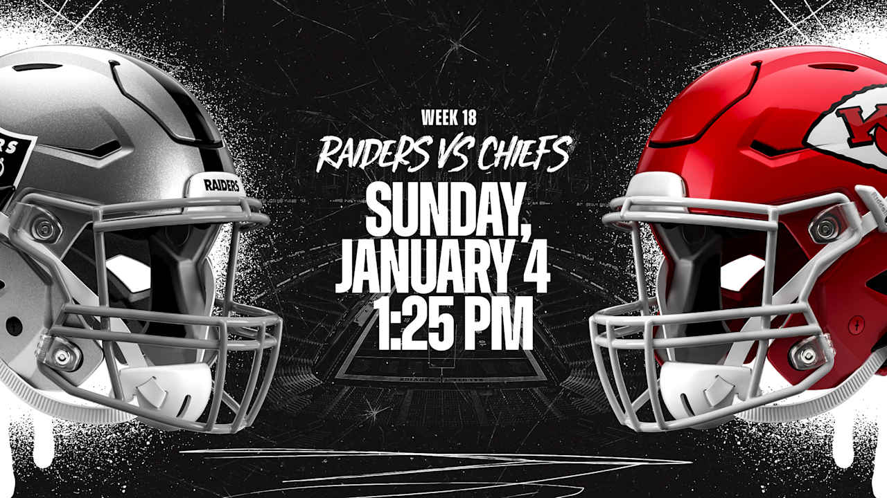 Featured image for Raiders-Chiefs Week 18 Game Date and Time Revealed