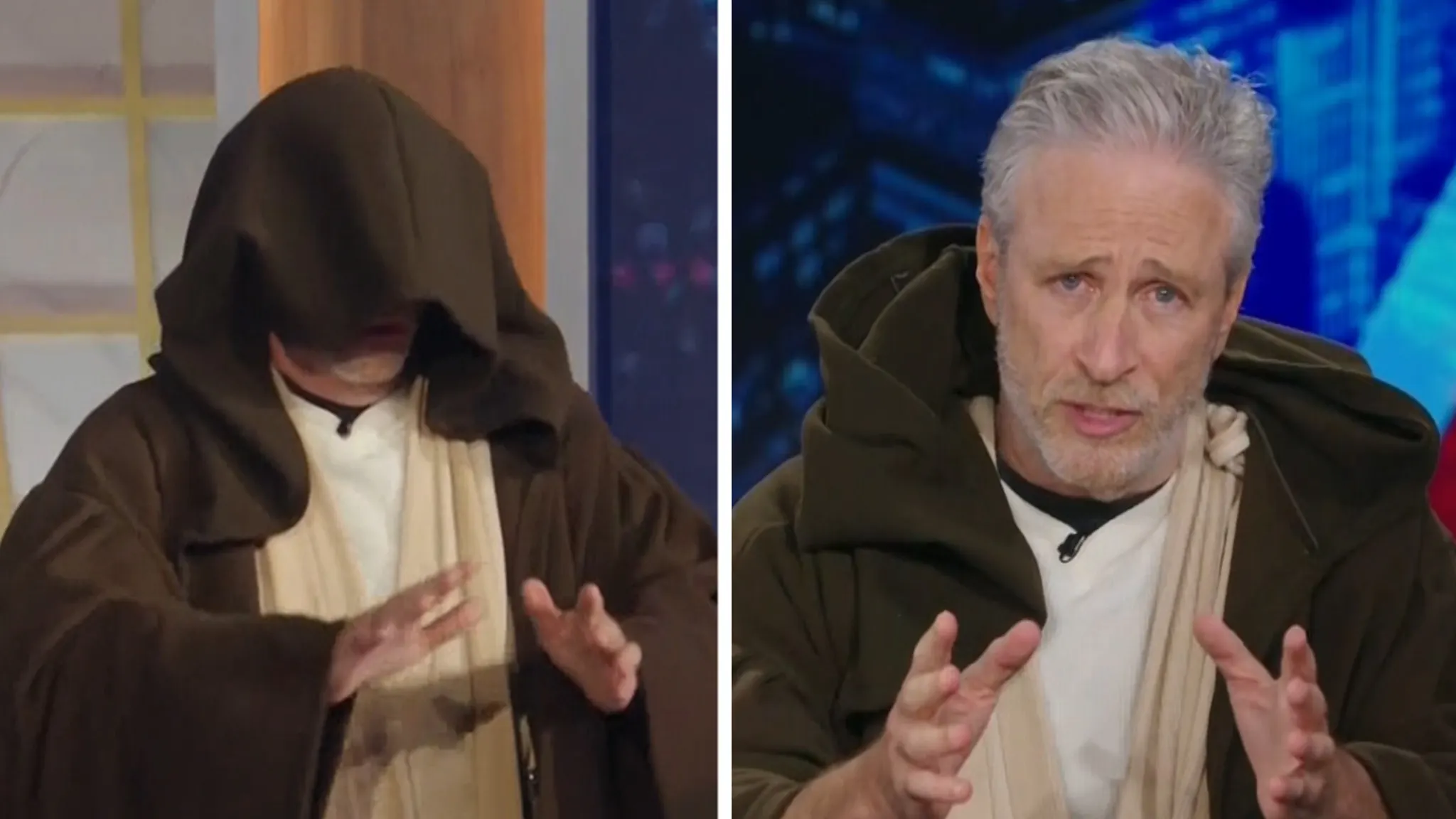 Featured image for Jon Stewart's Surprise Obi-Wan Kenobi Appearance on 'The Daily Show'