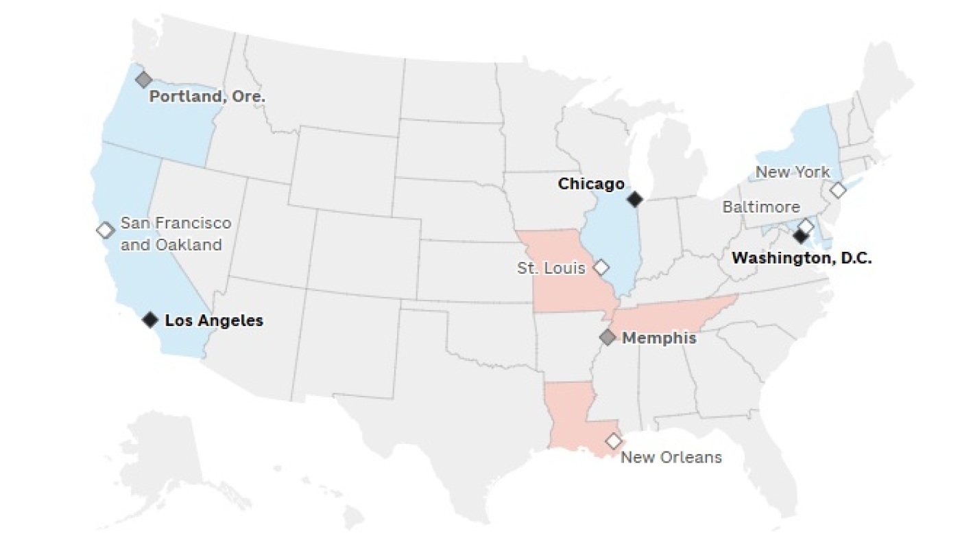 Featured image for Debate Over Trump's Military Deployment in Democratic Cities