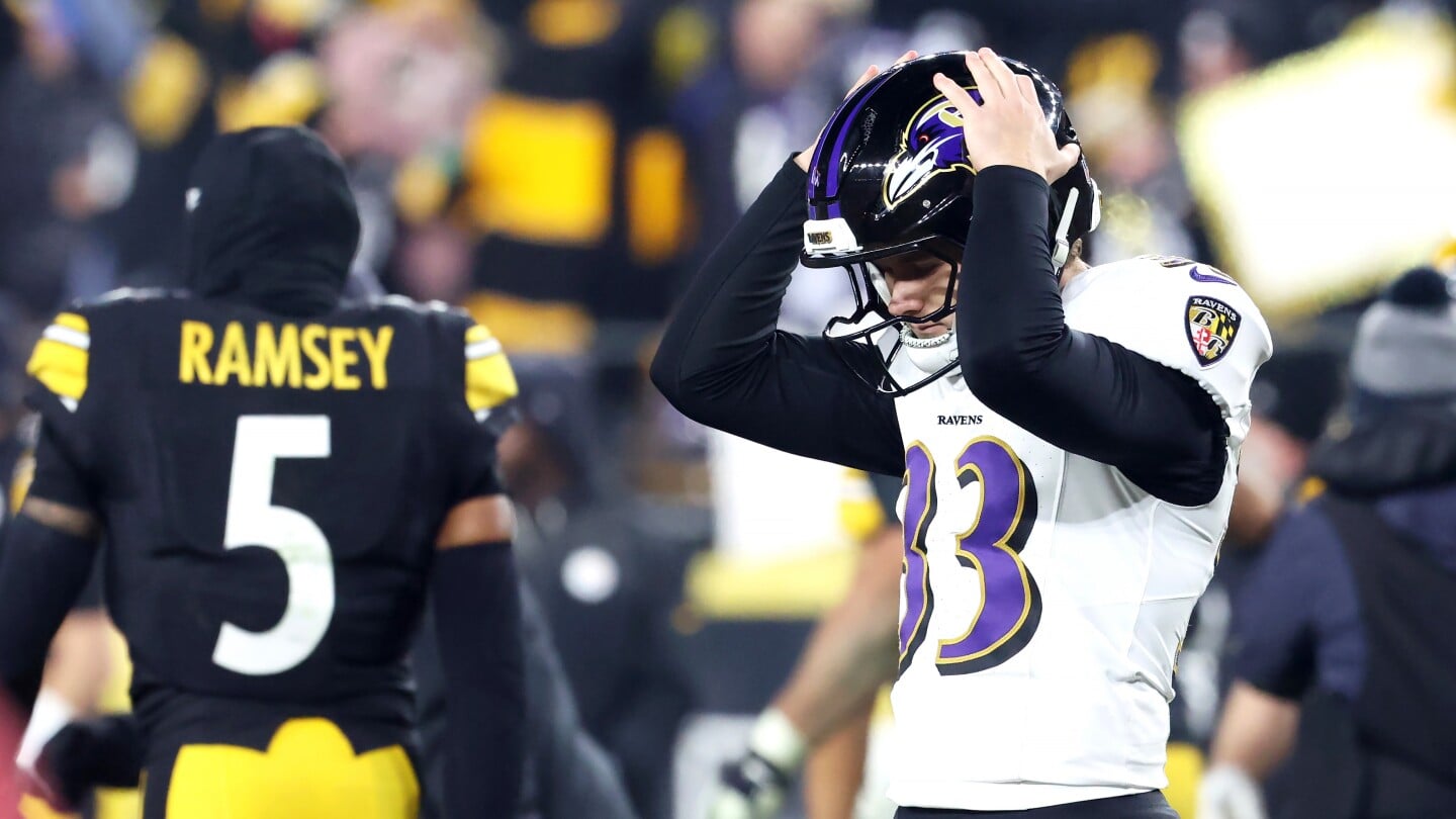 Featured image for Ravens' Season Ends After Missed Field Goal and Player Reactions