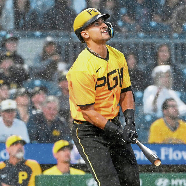 Featured image for Pirates' Nick Gonzales shines with historic performance against Padres