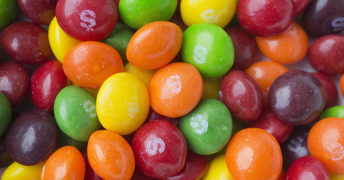 Featured image for California considers banning Skittles and other snacks over health concerns.