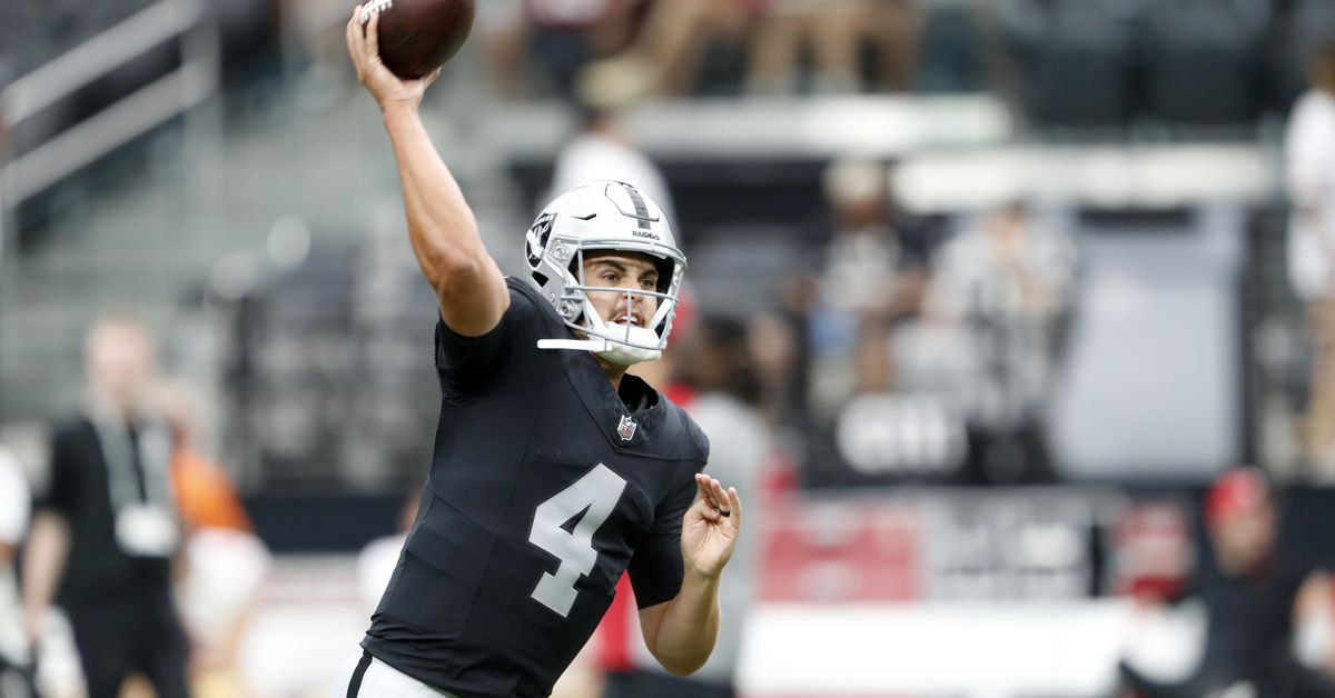 Featured image for "Aidan O'Connell Shines in NFL Debut for Raiders-49ers Preseason"