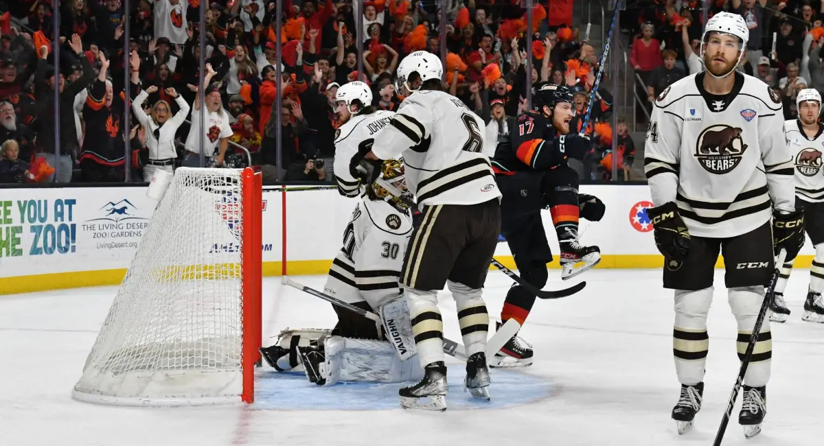 Featured image for Hershey Bears suffer defeat in Calder Cup Game 6.