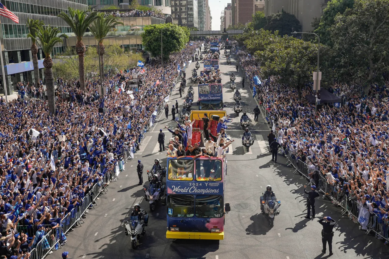 Featured image for Dodgers Celebrate Back-to-Back World Series Wins with Downtown Parade and Festivities