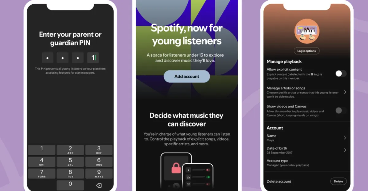 Featured image for Spotify Introduces New Features to Safeguard Kids and Enhance Family Plans