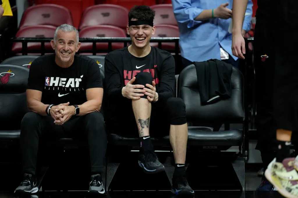 Featured image for Tyler Herro's Injury Status Still Uncertain for Game 3 of NBA Finals.