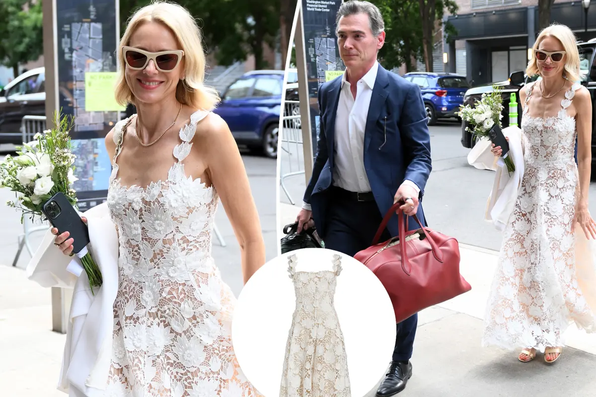 Featured image for Naomi Watts ties the knot with Billy Crudup in style.