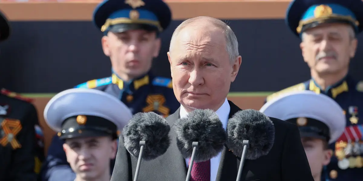 Featured image for Putin's Victory Day Speech Highlights Russia's Military Struggles.