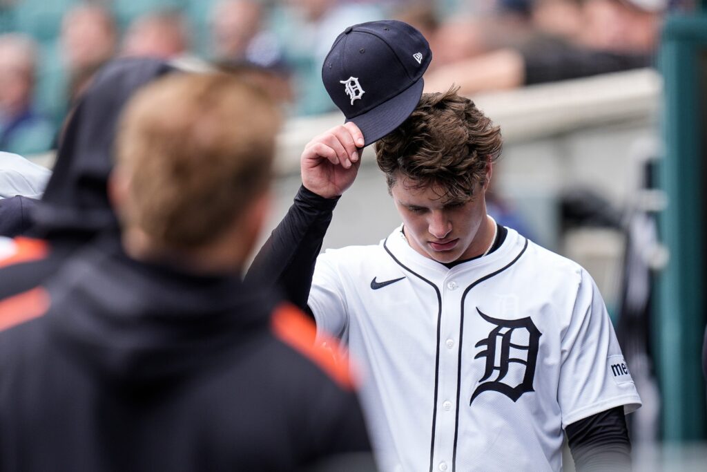 Featured image for Tigers Rookie Jackson Jobe Lands on Injured List with Elbow Strain