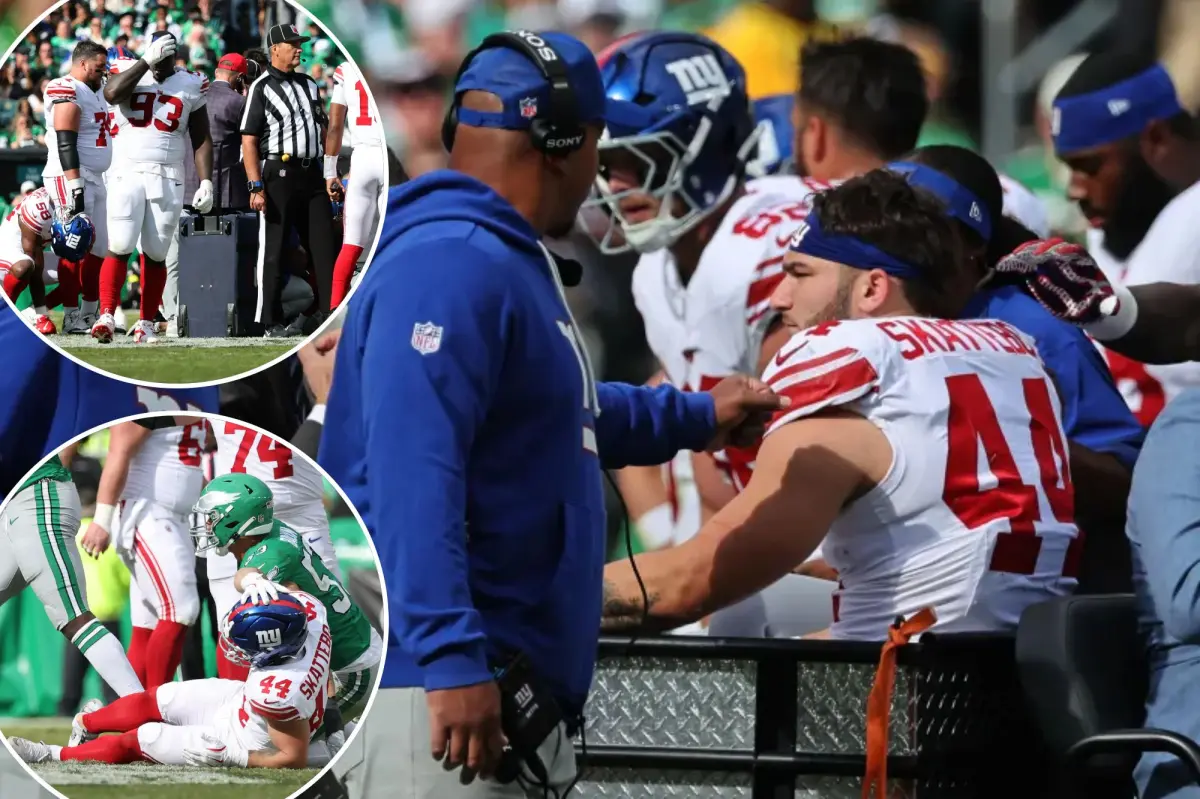 Featured image for Giants' Cam Skattebo Sidelined by Season-Ending Ankle Injury