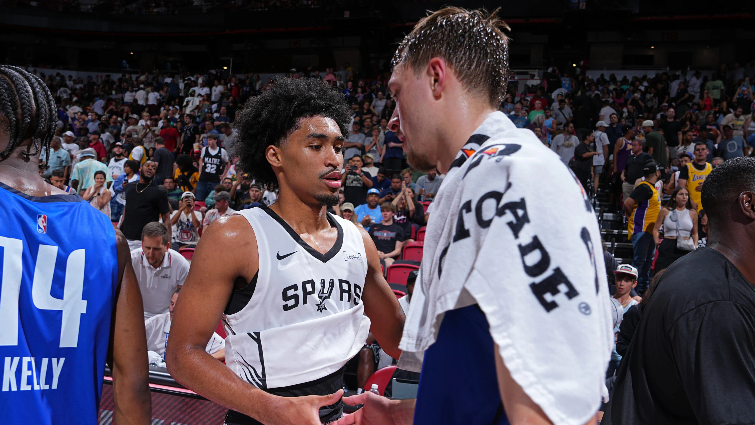 Featured image for NBA Summer League Highlights: Spurs Beat Mavericks, Featuring Harper and Flagg