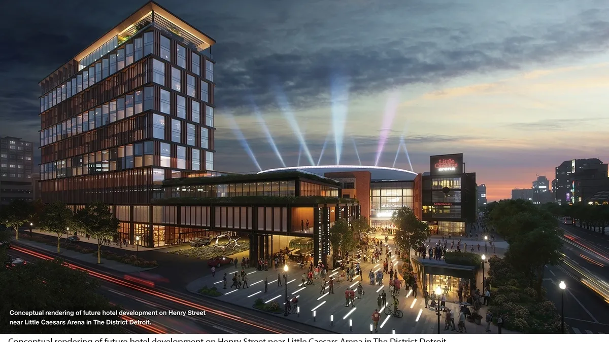 Featured image for Detroit City Council approves tax breaks and incentives for Ilitch's $1.5B District Detroit plan.