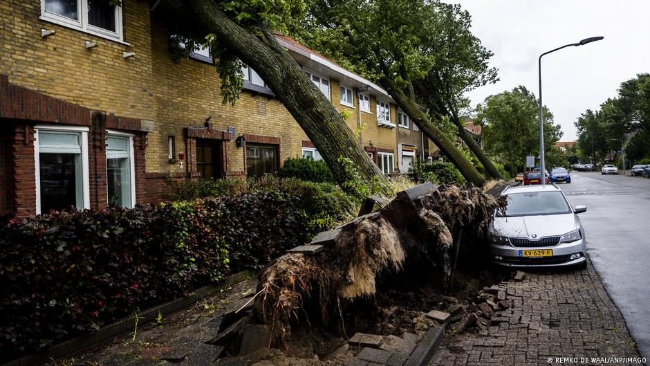 Featured image for Deadly Summer Storm Ravages Netherlands, Causing Chaos and Flight Cancellations
