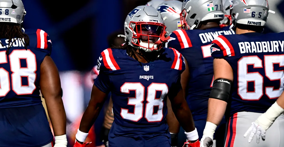 Featured image for Patriots' Rhamondre Stevenson Out for Week 9 Clash with Falcons