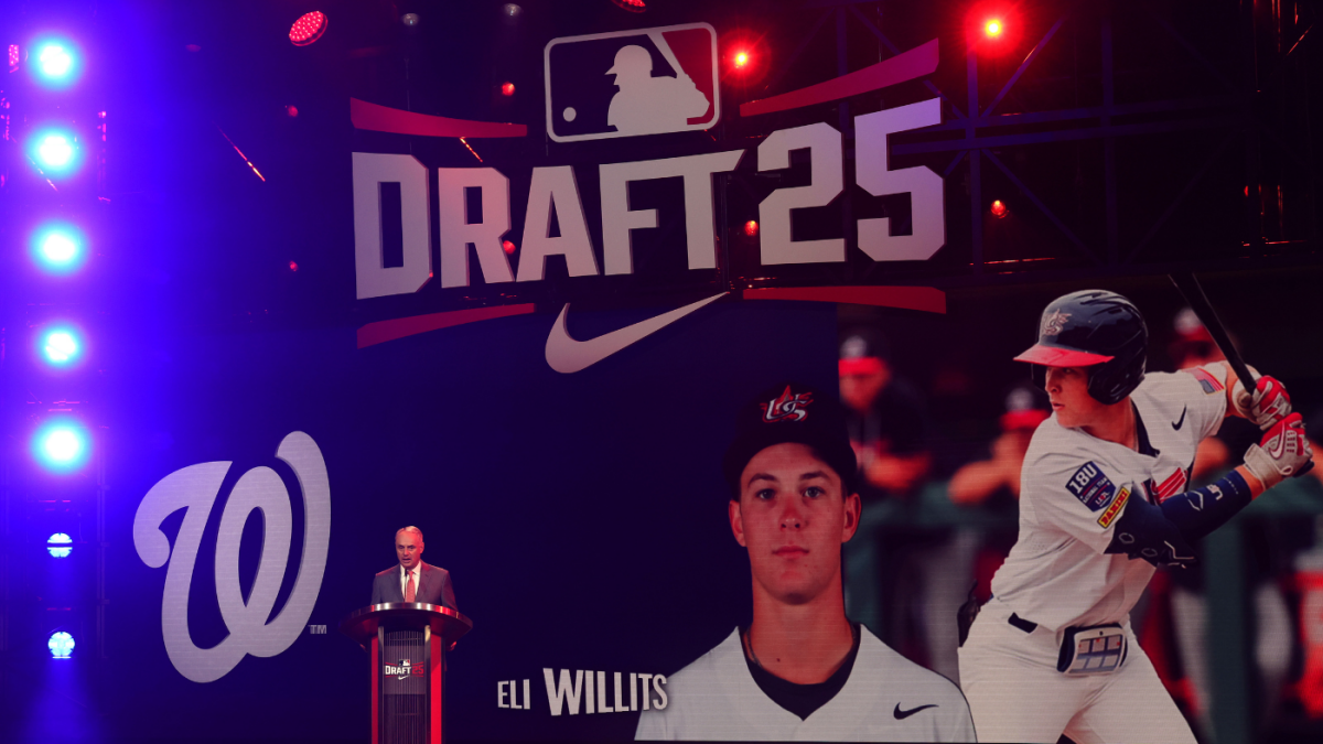 Featured image for 2025 MLB Draft: Nationals' 'A' for Eli Willits' No. 1 Shock and First-Round Highlights