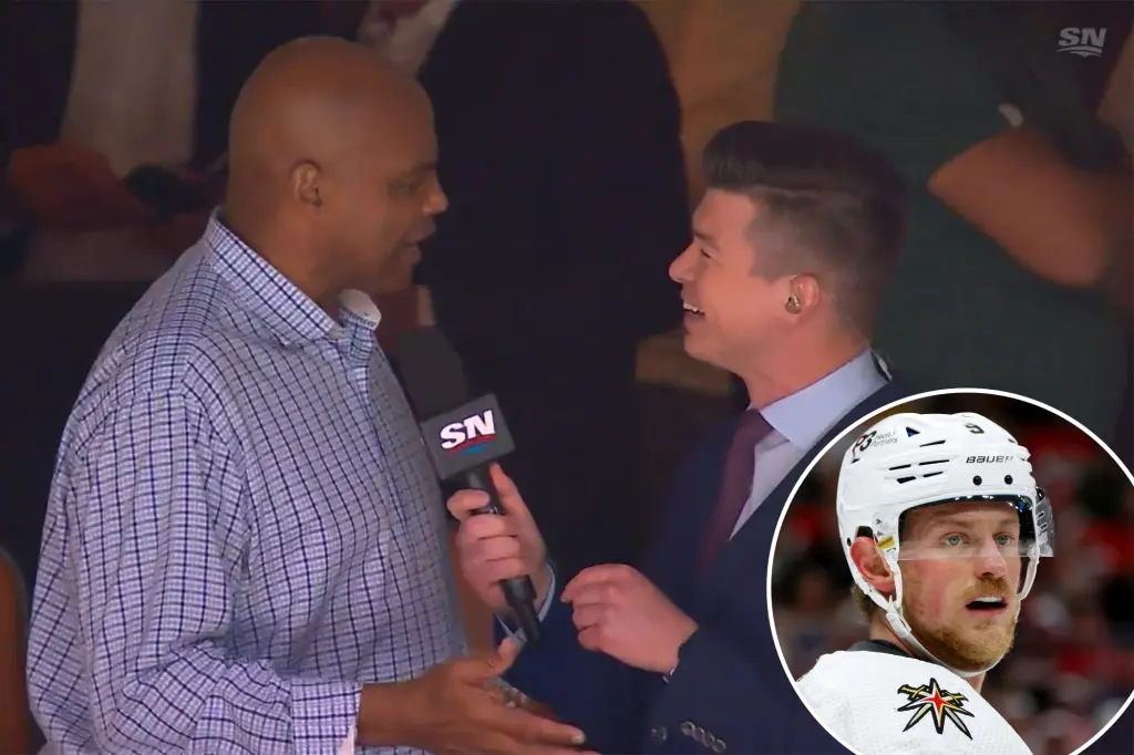 Featured image for Charles Barkley's Awkward Encounter with NHL Star Jack Eichel.