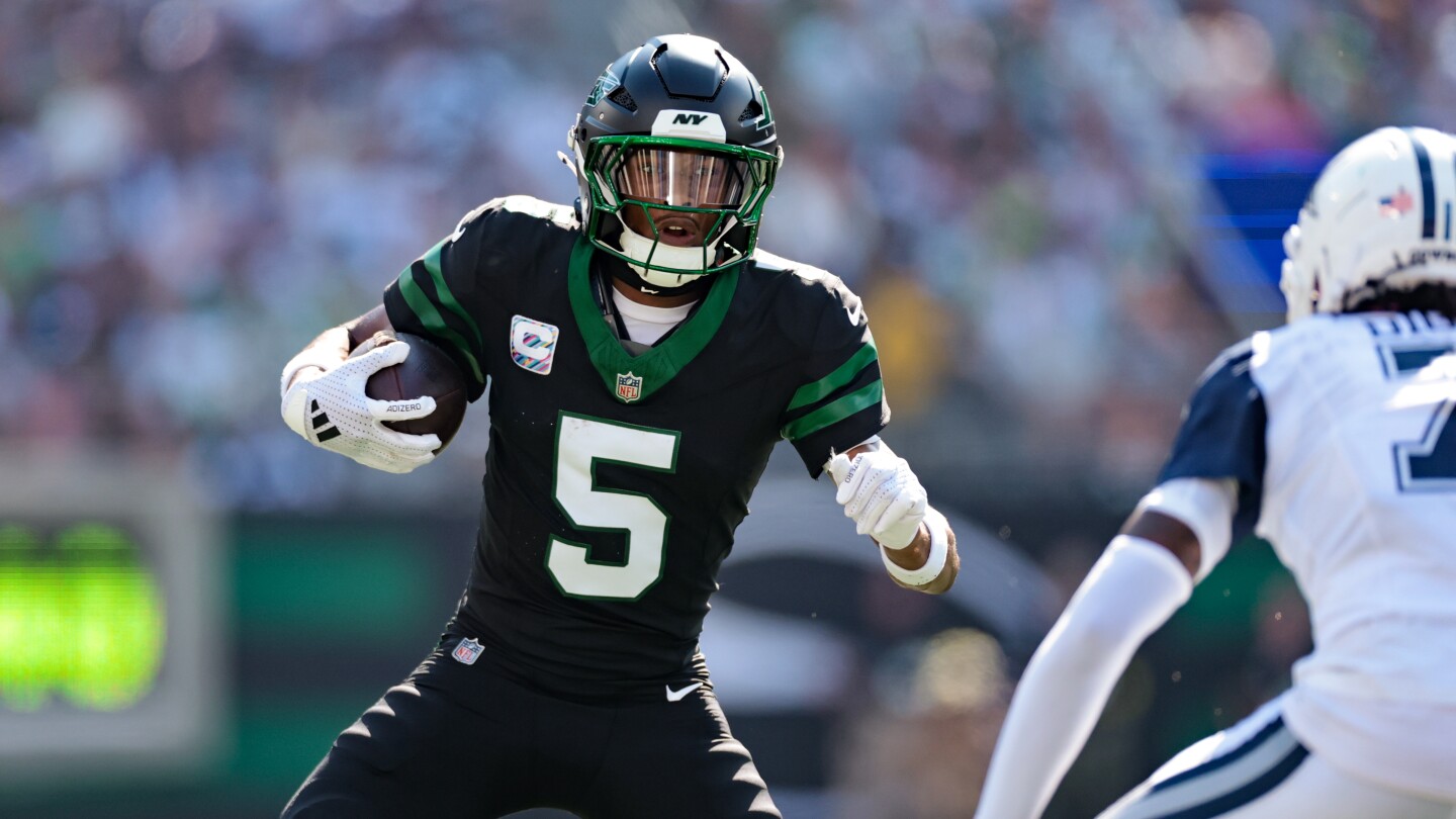 Featured image for Jets' Garrett Wilson to Play Despite Knee Injury Concerns