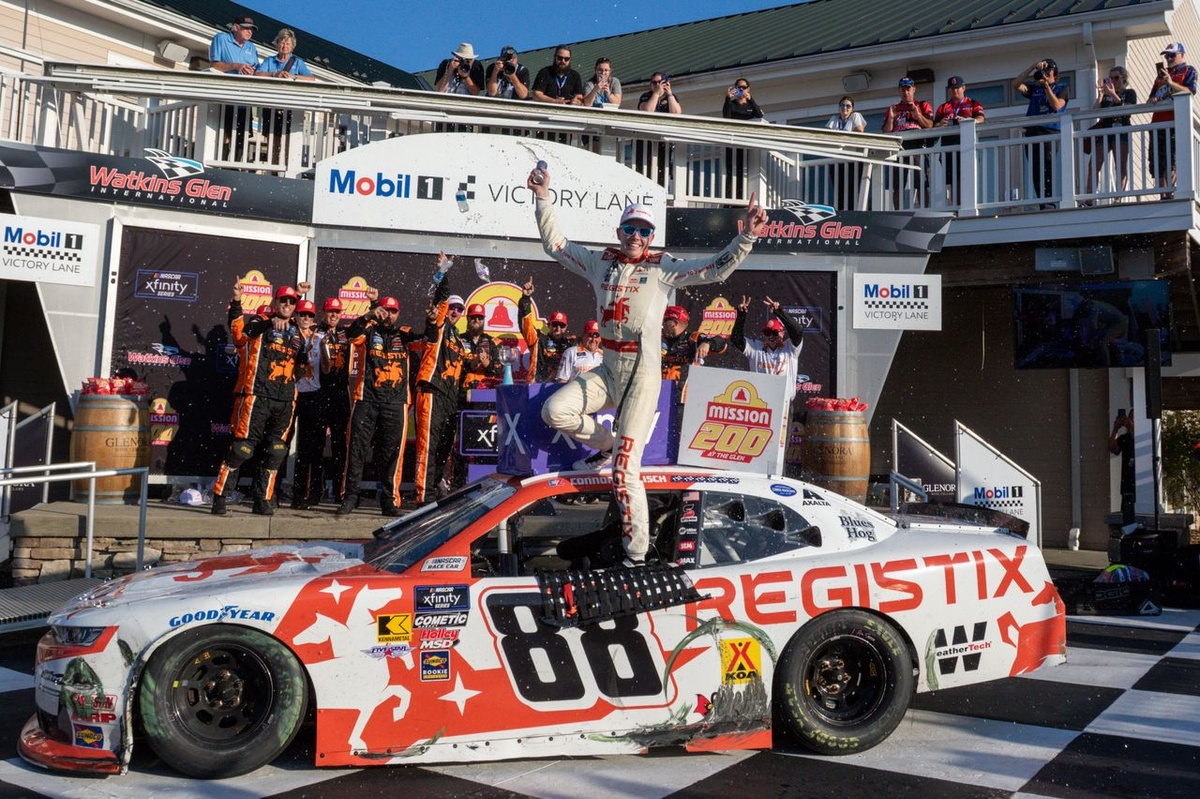 Featured image for Connor Zilisch Injured in Fall at Victory Lane