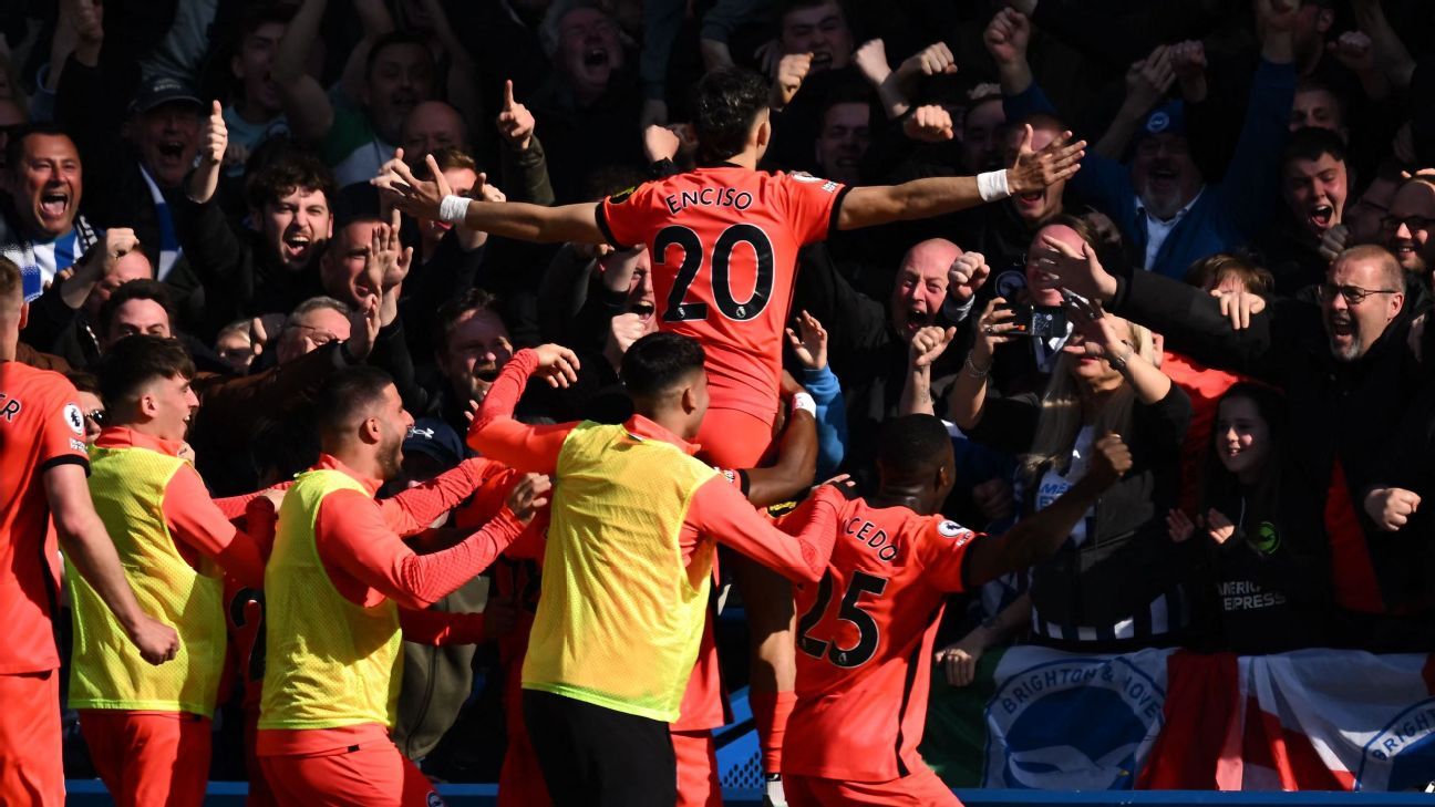 Featured image for Chelsea suffers shocking defeat against Brighton, Lampard under pressure.