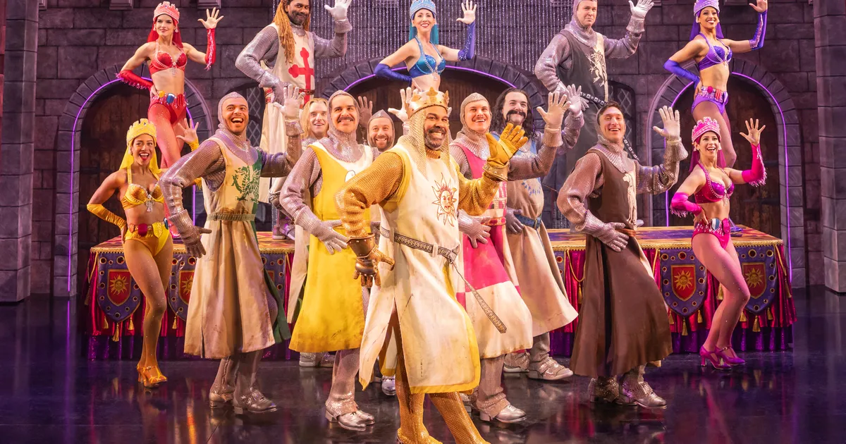 Featured image for "Laugh and Love as 'Spamalot' Returns to Broadway: A Hilarious Review"