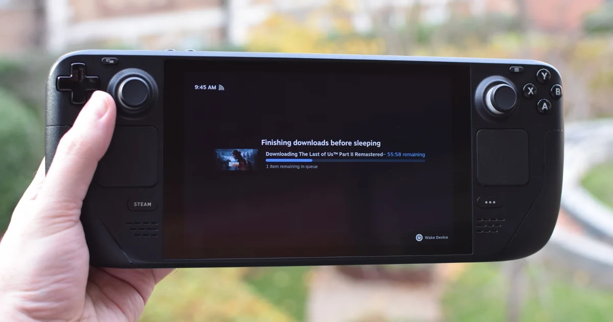 Featured image for Steam Deck Adds Screen-Off Download Feature to Protect OLED Screen