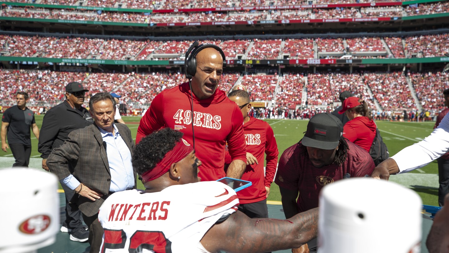 Featured image for 49ers DC Robert Saleh praises Jaguars' legal signal-stealing skills