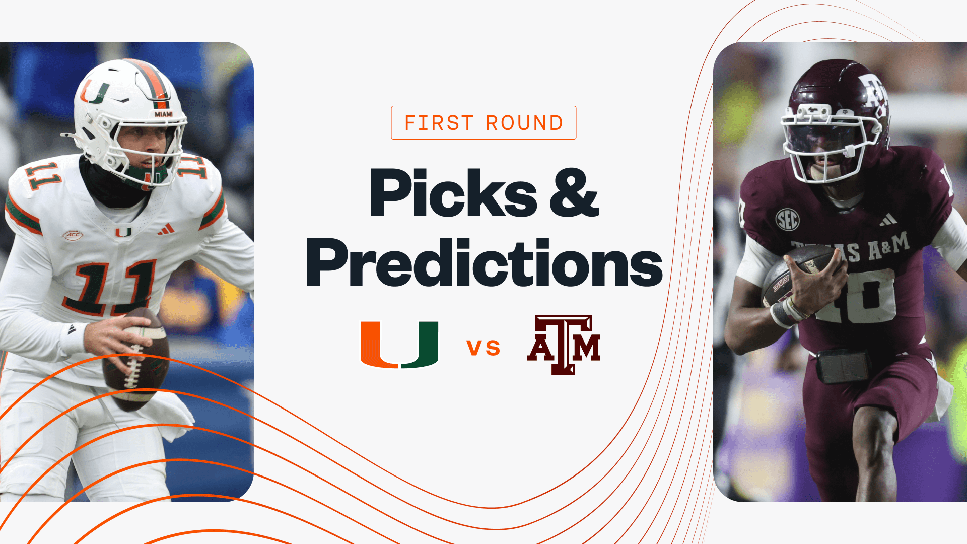 Featured image for Miami and Texas A&M Clash in CFP First Round Showdown