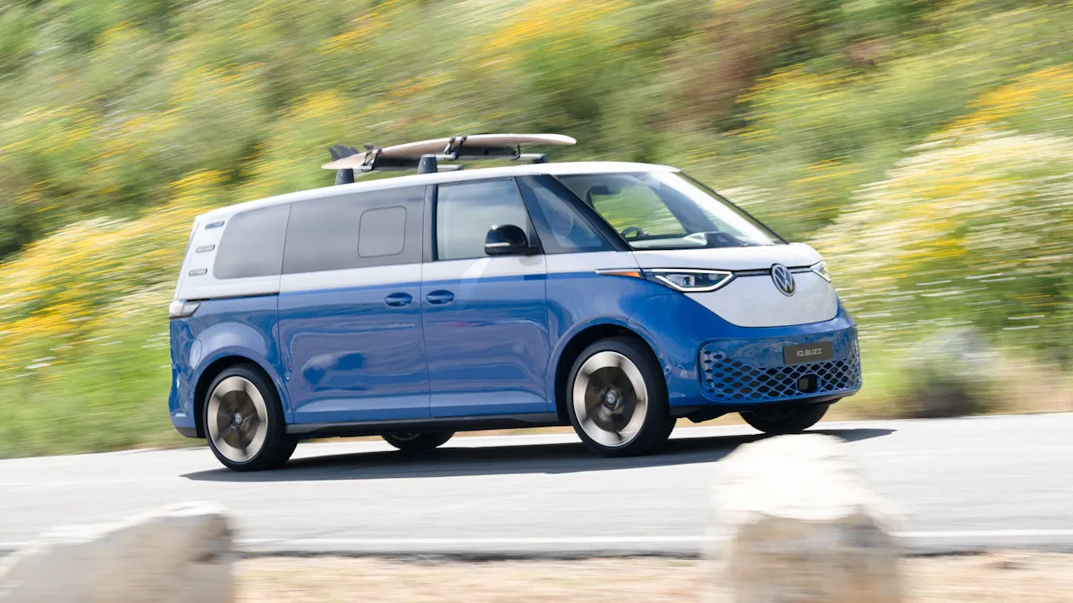Featured image for Volkswagen to Release 3-Row Electric Microbus in US by 2024.