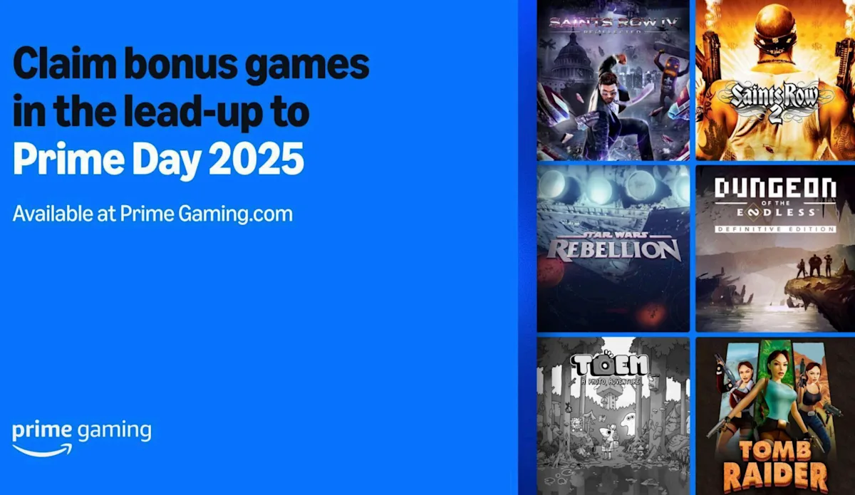 Featured image for Amazon Prime Gaming Offers Six Free Games Ahead of Prime Day 2025